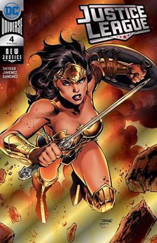 DC Comics Justice League #4 Silver Foil Jim Lee Variant 2018 SDCC COMIC CON Exclusive