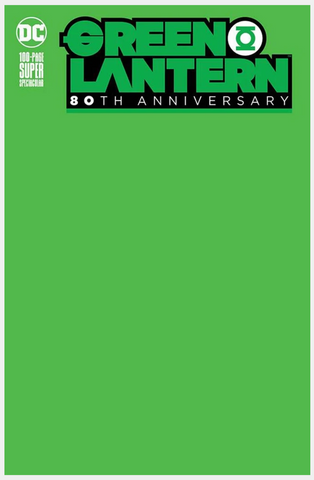 GREEN LANTERN 80th ANNIVERSARY 100-PAGE SUPER SPECTACULAR Blank Cove变体
