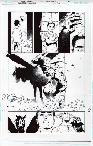 Mick Gray Original Art Wonder Woman #58 Page 15