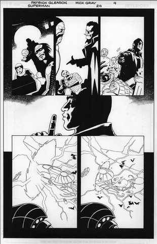 Mick Gray Original Art Superman #24 Page 04