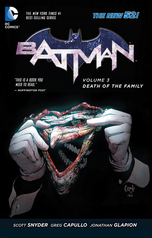 Batman Vol 3 Death of the Family  Paperback 蝙蝠侠 3卷 家族之死 软皮