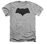 Batman v Superman Movie BATMAN Logo T-Shirt Gray