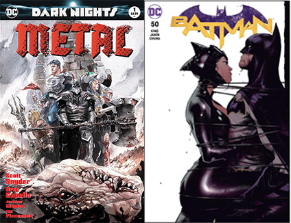 ZMX COMICS EXCLUSIVE SET OF (DARK NIGHTS METAL #1 COLOR + BATMAN #50 JORGE JIMENEZ)