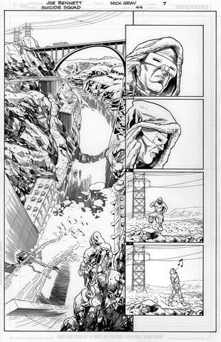 Mick Gray Original Art Suicide Squad #44 page 07