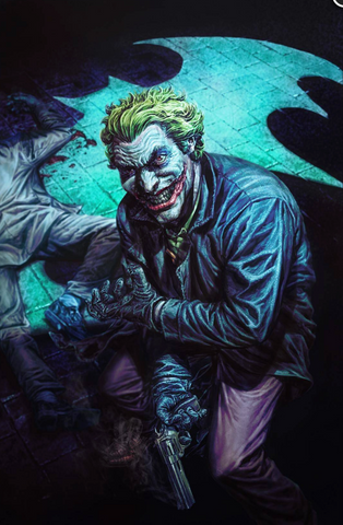 Joker 80th-Anniversary 100-Page Super Spectacular #1 2000s variant cover Lee Bermejo 小丑80周年预订变体