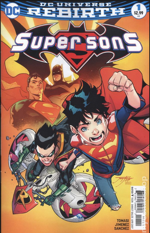 NEW SUPER SONS #1 DC Universe Rebirth EXCLUSIVE Silver-Foil VARIANT