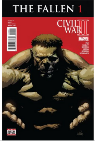 Civil War 2 The Fallen NM Marvel Spider-Man Captain America Iron Man Hulk