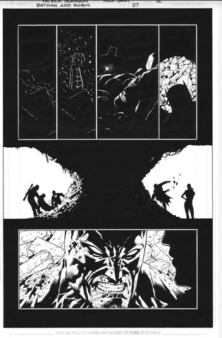 Mick Gray Original Art Batman and Robin #27 Page 12