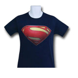 Batman v Superman Movie Logo T-Shirt Navy Blue
